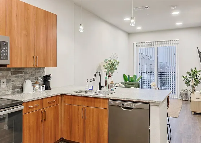 Elegant Downtown 1bd With Pool & Gym Aparthotel Fort Worth