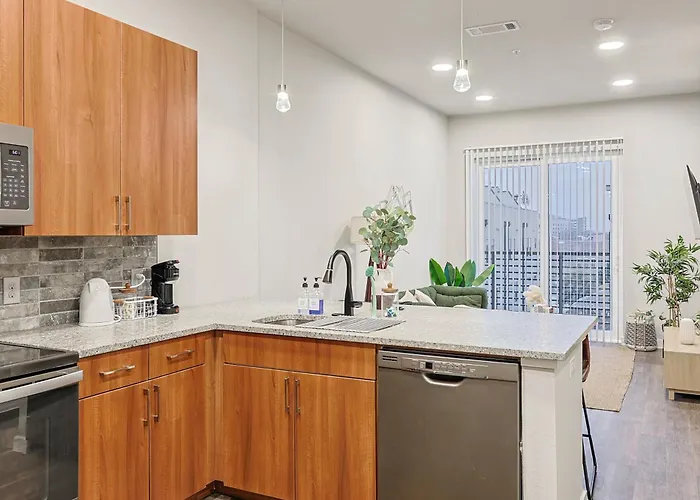 Aparthotel Elegant Downtown 1bd With Pool & Gym Fort Worth